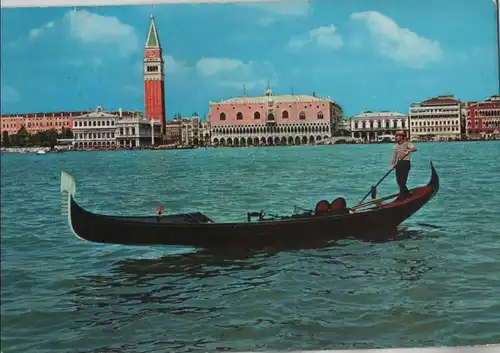 Italien - Italien - Venedig - Panorama con Gondola - 1974