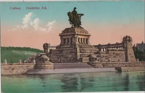 Coblenz - Koblenz - Deutsches Eck - ca. 1920