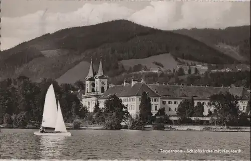 Tegernsee - Schloßkirche mit Neureuth - 1966