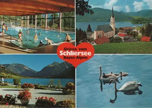 Schliersee - u.a. Ortsansicht - ca. 1980