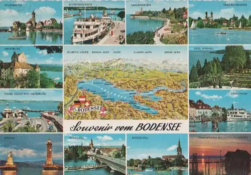 Bodensee u.a. Lindau und Konstanz - 1971