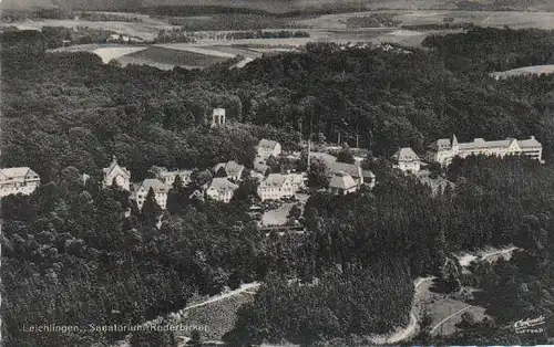 Leichlingen - Sanatorium Roderbirken Luftbild - 1962