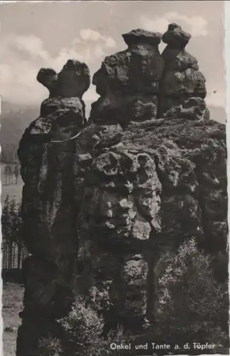Zittauer Gebirge - Onkel und Tante a.d. Töpfer - 1961