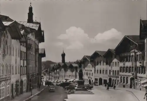 Bad Tölz - historische Marktstraße - ca. 1955