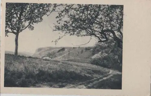 Feldweg am Hang - ca. 1955