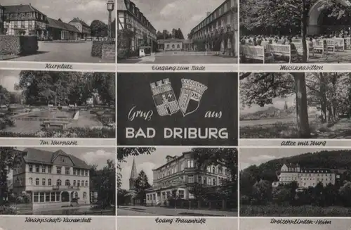 Bad Driburg - u.a. Kurplatz - ca. 1960