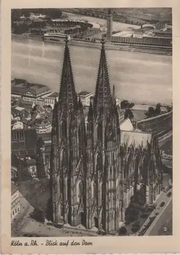 Köln - Blick auf den Dom - 1959