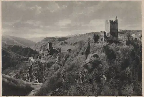 Manderscheid bei Waxweiler - beide Burgen
