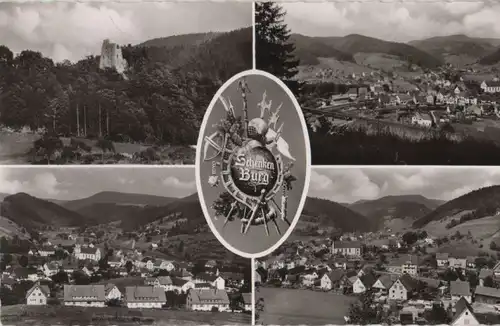 Schenkenzell - 4 Teilbilder - ca. 1960
