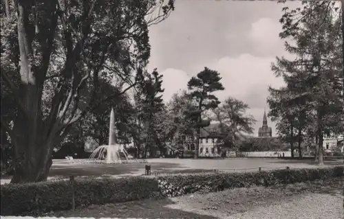 Osterode - Kurpark mit Springbrunnen - ca. 1955