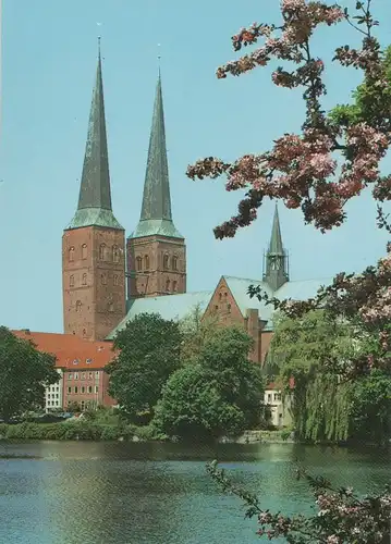 Lübeck - Blick auf den Dom - ca. 1995