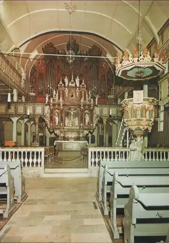 Clausthal-Zellerfeld - Inneres der Holzkirche - 1977