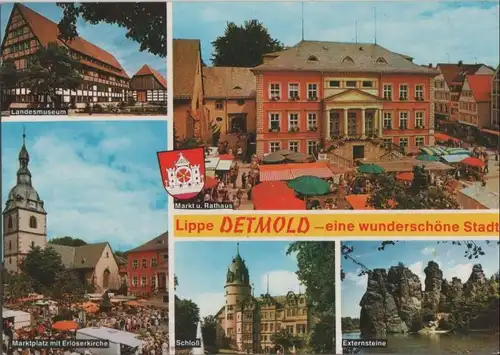 Detmold - u.a. Schloß - ca. 1975