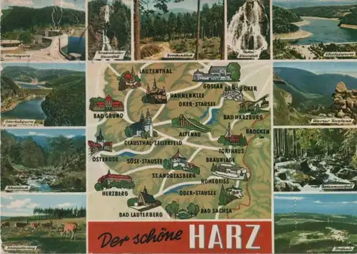 Harz - u.a. Odertalsperre - ca. 1980