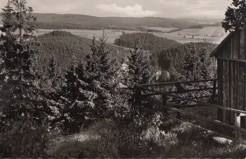 Höllental (Frankenwald) - Blick vom Wolfsbauer - 1960