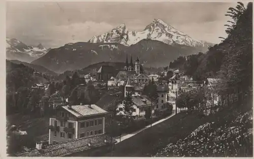Berchtesgaden - mit dem Watzmann - 1930