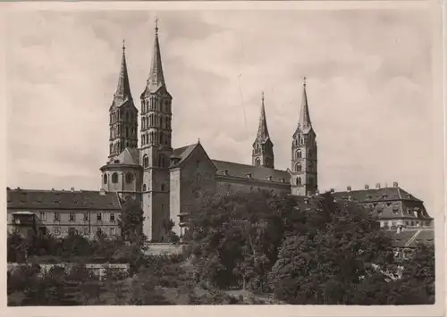Bamberg - Dom von Südwesten - 1956
