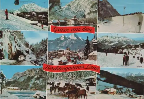 Berchtesgadener Land - u.a. Kunsteis-Rodelbahn - 1974