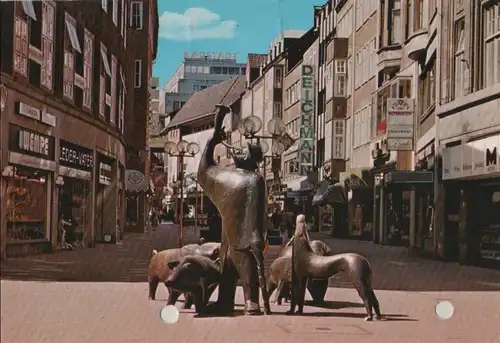 Bremen - Sögestraße mit Sögegruppe - 1982