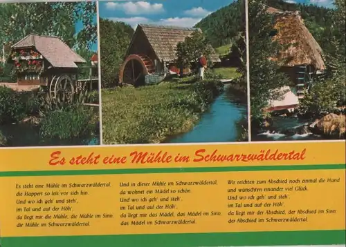 Schwarzwald - Es steht eine Mühle - ca. 1980