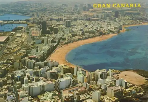 Spanien - Las Palmas - Playa de las Canteras - Spanien - vista aerea