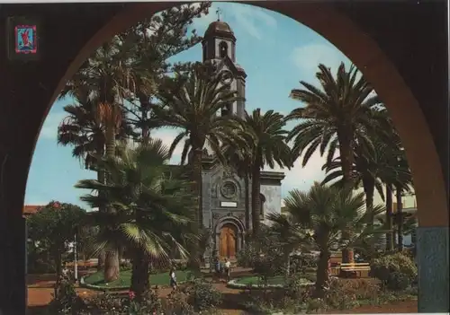 Spanien - Spanien - Puerto de la Cruz - Iglesia y plaza - ca. 1980