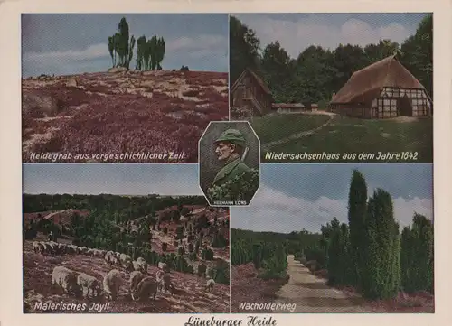 Lüneburger Heide - u.a. Wacholderweg - ca. 1970