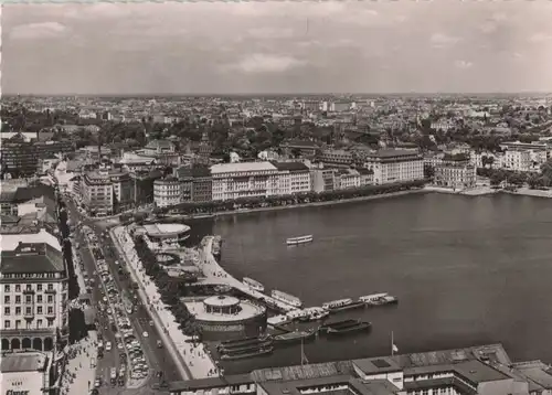 Hamburg - Jungfernstieg - ca. 1960