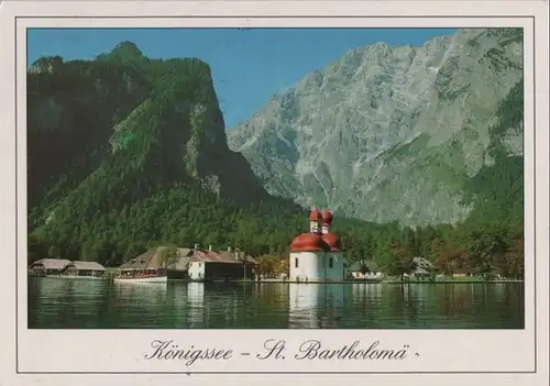 Königssee - St. Bartholomä - 1992
