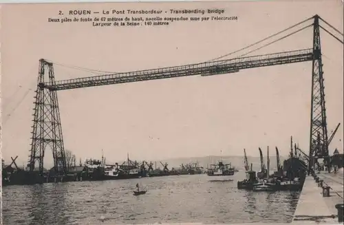 Frankreich - Frankreich - Rouen - Le Pont Transbordeur - ca. 1935