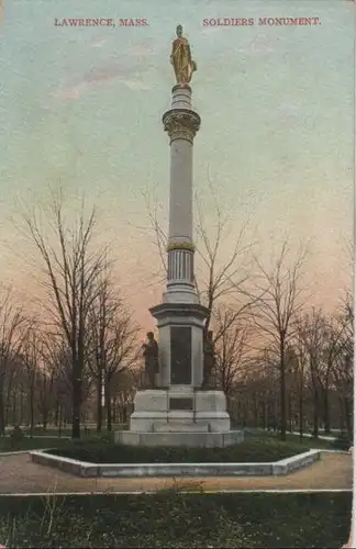 USA - USA - Lawrence - Soldiers Monument - ca. 1935