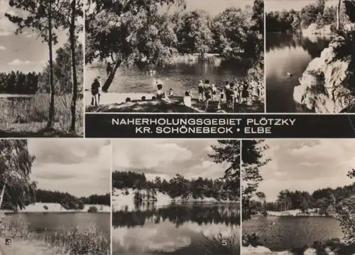 Plötzky - Naherholungsgebiet, u.a. Giselasee - 1978