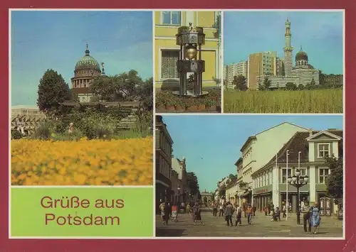Potsdam - u.a. Weltzeituhr - 1986