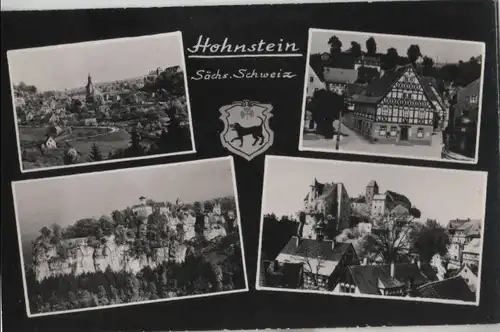 Hohnstein - 4 Teilbilder - 1961
