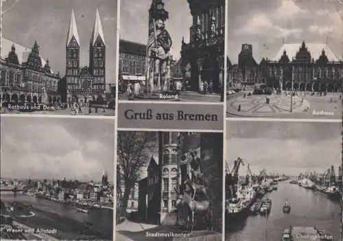 Bremen - u.a. Stadtmusikanten - 1959