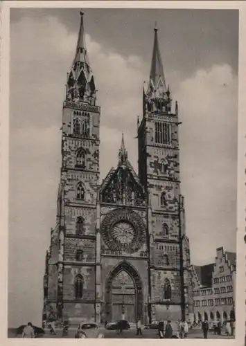 Nürnberg - Lorenzkirche - ca. 1955