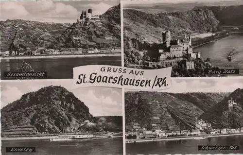 St. Goarshausen - u.a. Gesamtansicht - 1955