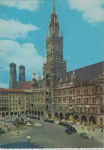 München - Frauenkirche und Rathaus - ca. 1975