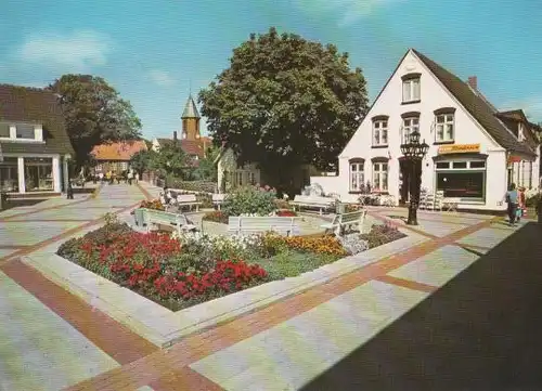 Wyk auf Föhr - Blick zum Glockenturm - ca. 1975