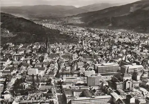 Freiburg Breisgau - Luftbild - 1972