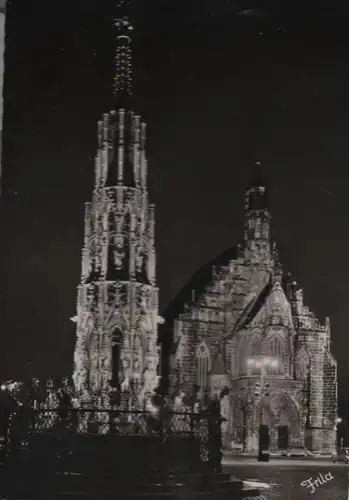 Nürnberg - Schöner Brunnen - 1954