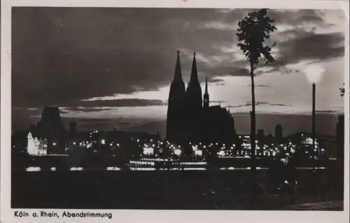 Köln - Abendstimmung - 1954