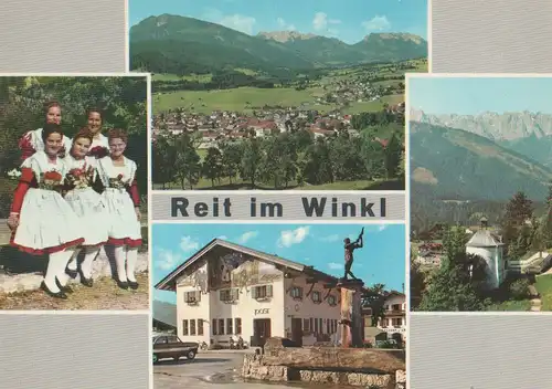 Reit im Winkl - u.a. Trachtengruppe - ca. 1980