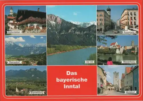 Inn - Bayerisches Inntal, u.a. Wasserburg - ca. 1995