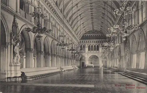 Österreich - Österreich - Wien - Rathaus, Grosser Festsaal - ca. 1940