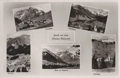 Österreich - Österreich - Kleines Walsertal - u.a. Hirschegg - ca. 1960