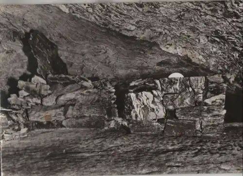 Kyffhäuser - Barbarossahöhle, Barabarossatisch und Stuhl - 1978