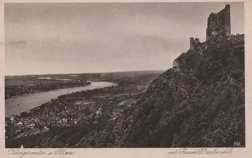 Königswinter - mit Ruine Drachenfels - ca. 1955