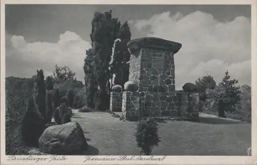 Lüneburger Heide - Hermann Löns-Denkmal - ca. 1950