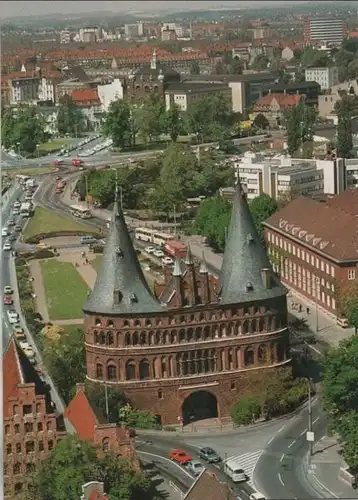 Lübeck - Blick vom Aussichtsturm - ca. 1995